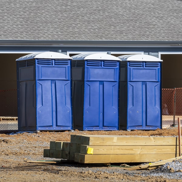 are there different sizes of portable toilets available for rent in Artie